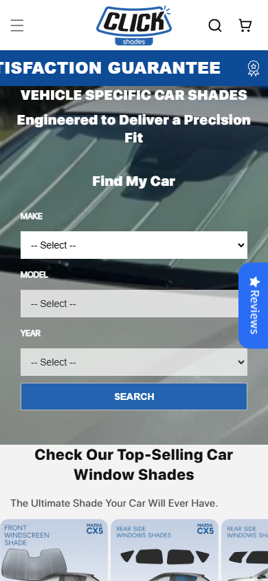 Original ClickShades Mobile Hero